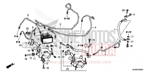 ABS MODULATOR VFR800XF de 2015